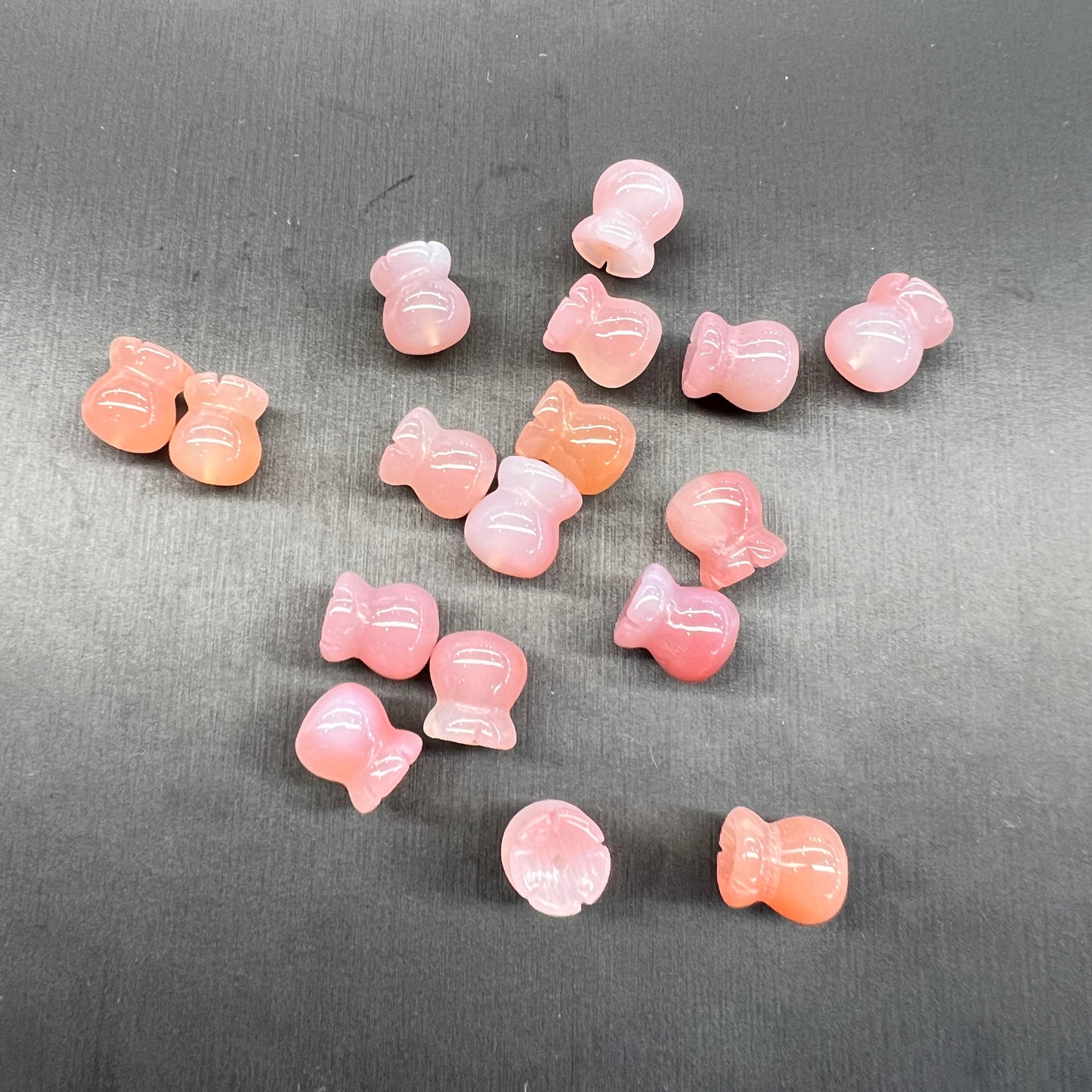 Yanyuan agate money bag bead