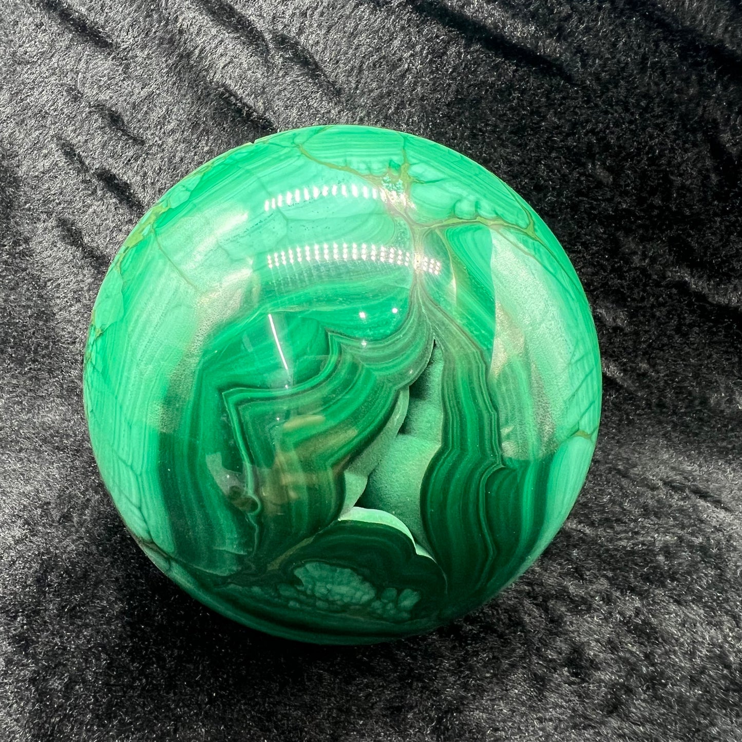 Malachite sphere
