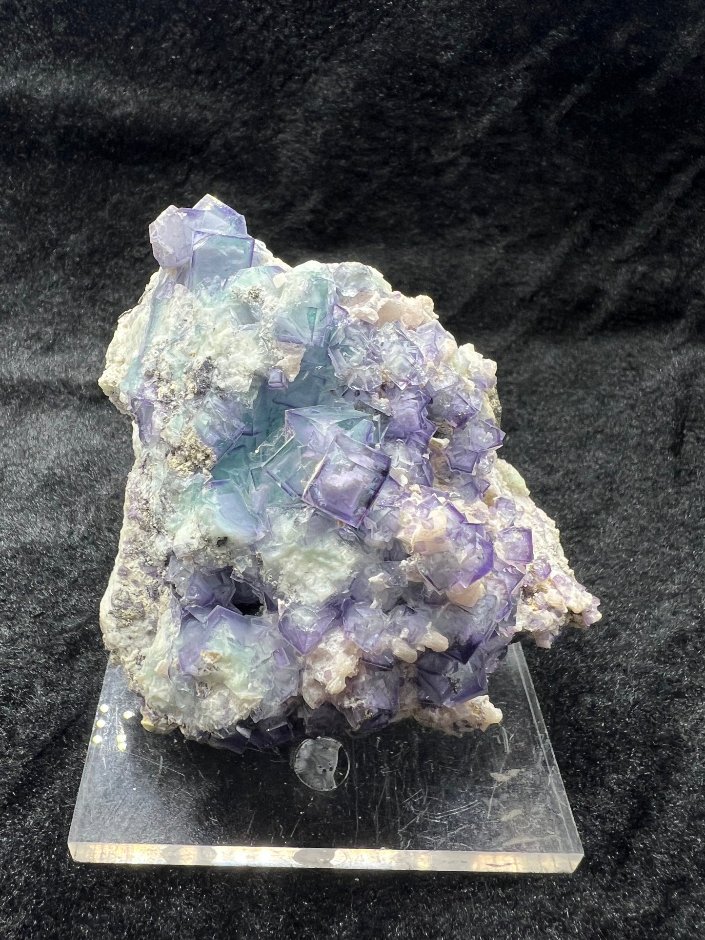 porcelain fluorite specimen