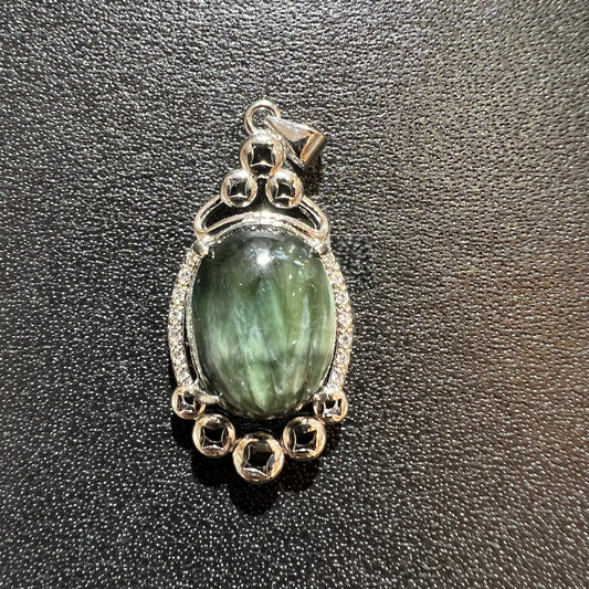 Seraphinite pendant