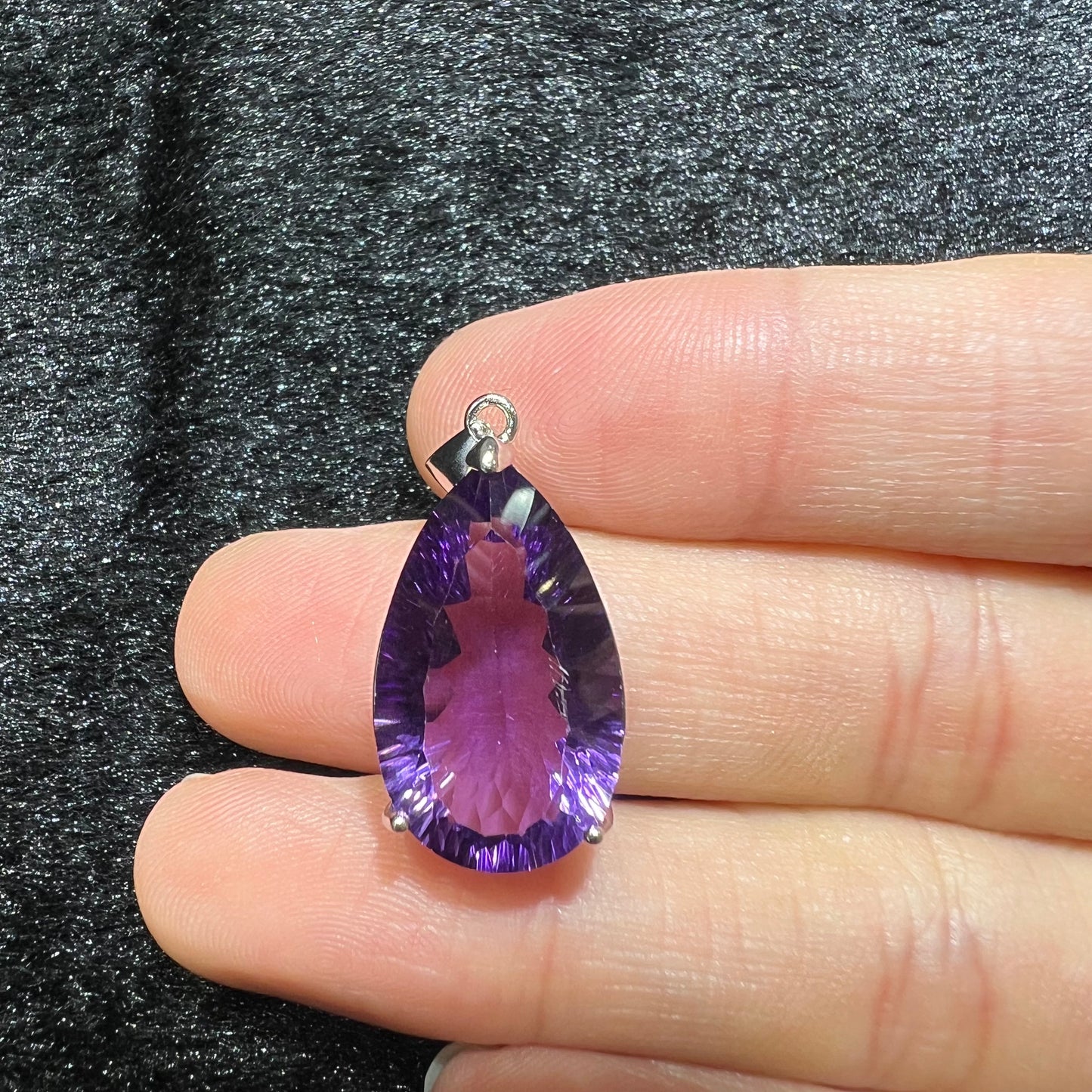 Amethyst pendant silver 925