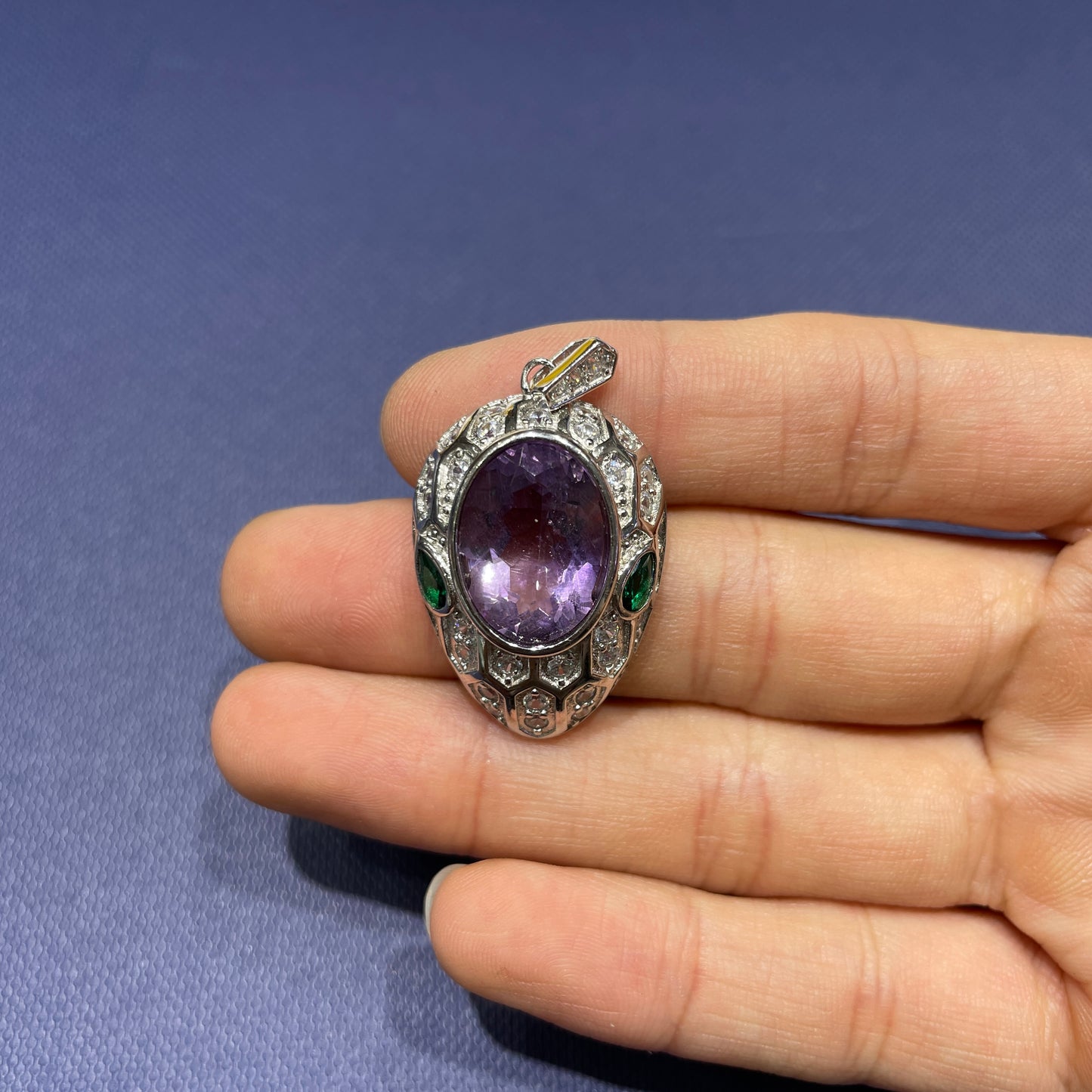 Amethyst pendant silver 925