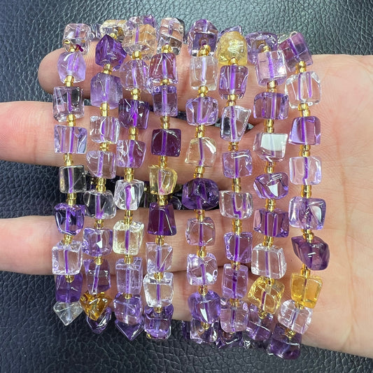 Amethyst & citrine bracelet
