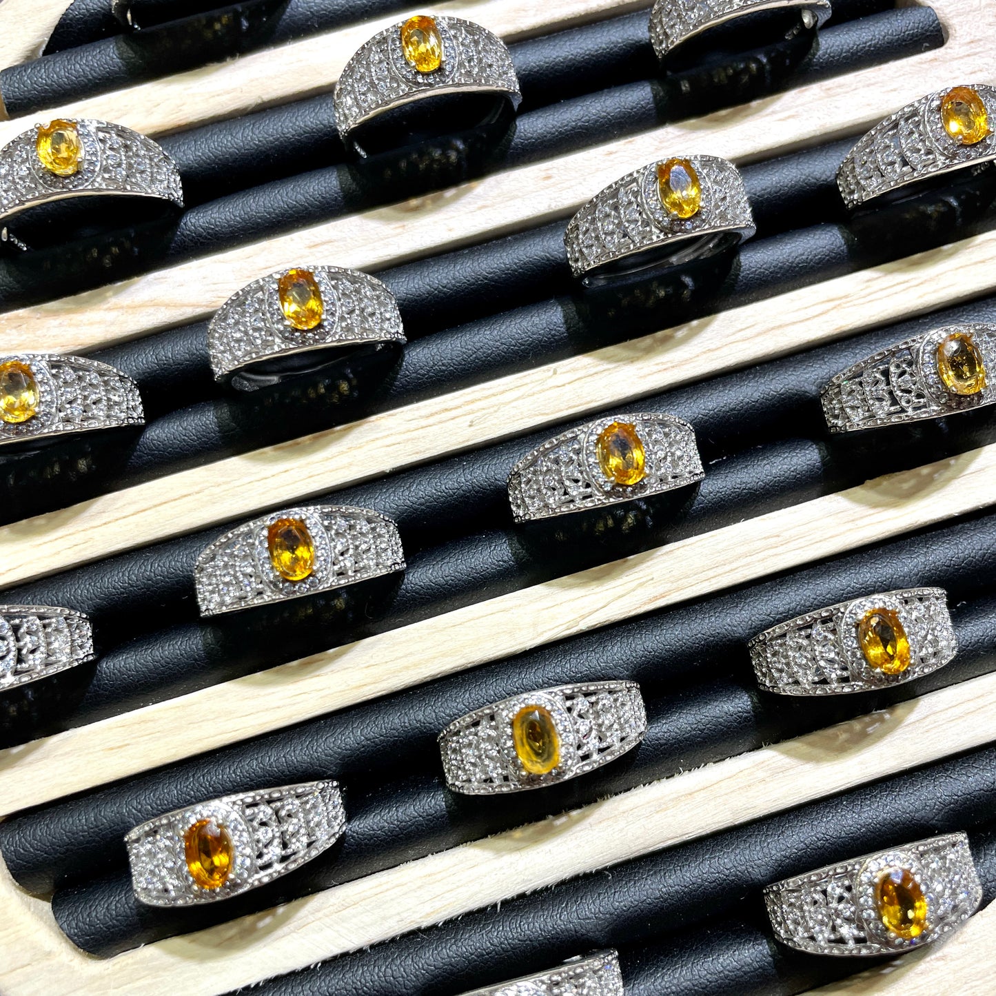 Citrine ring silver 925