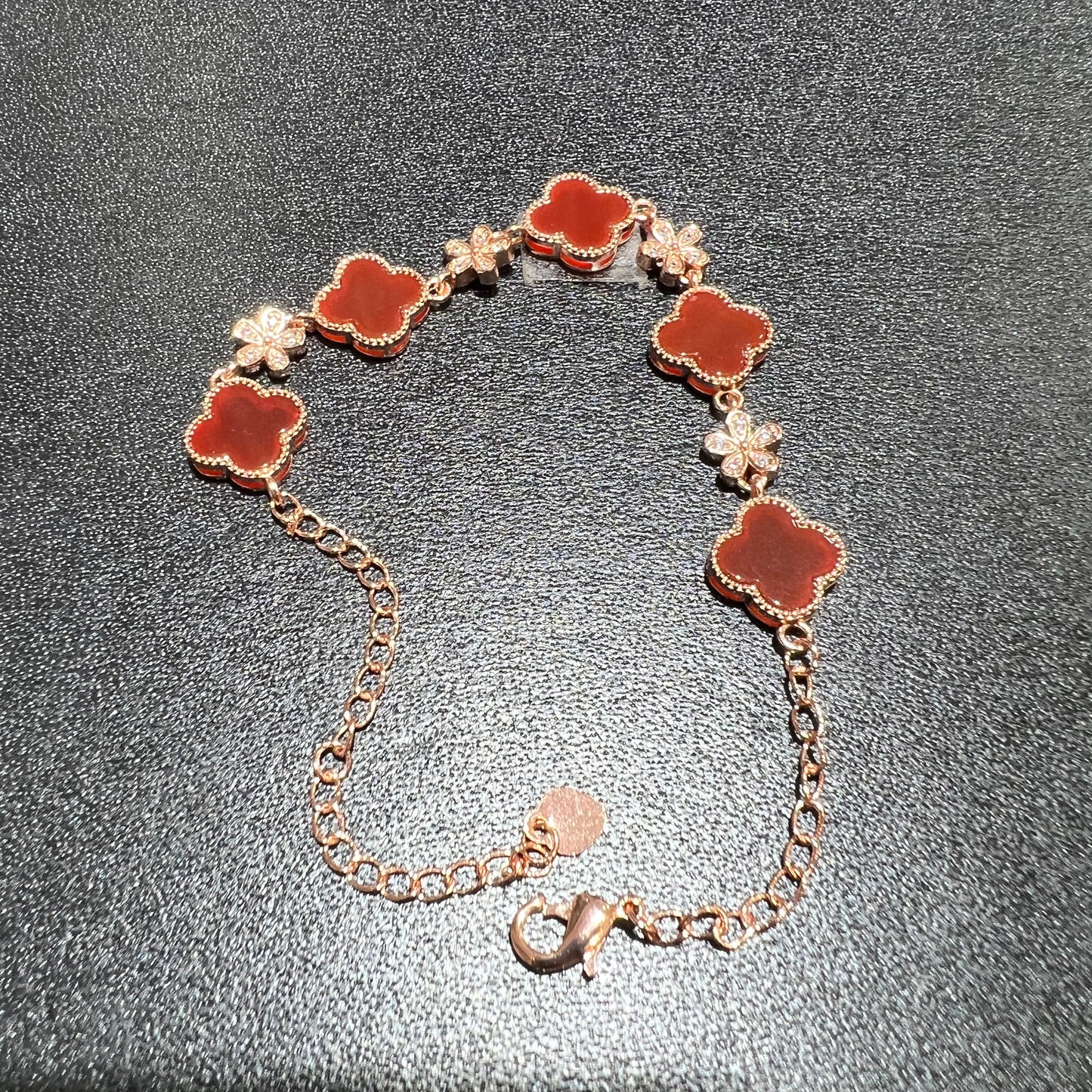 Red agate bracelet
