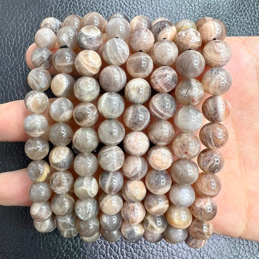 Moon stone with super seven bracelet