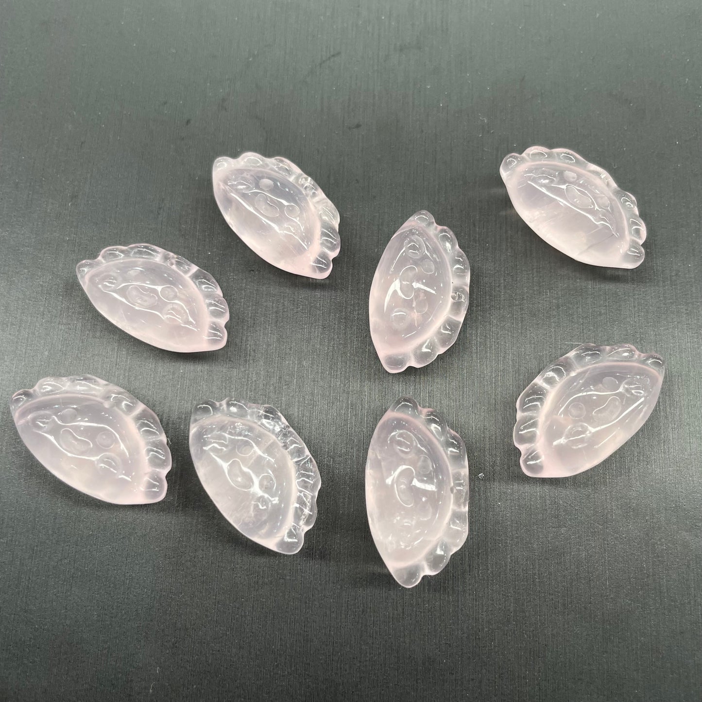 Rose quartz dumpling