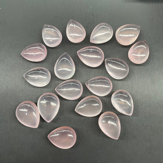 Rose quartz tear drop