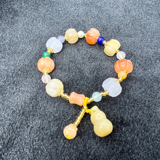 Yellow jade bracelet