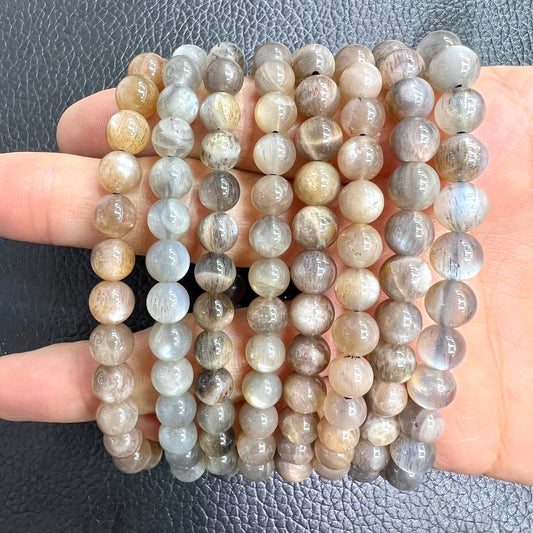 Moon stone with super seven bracelet