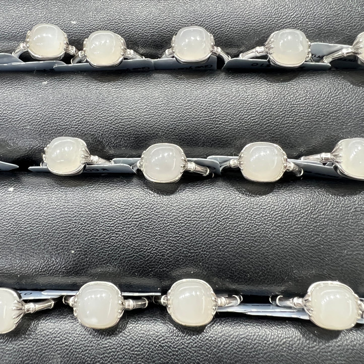 Hetian jade ring silver 925