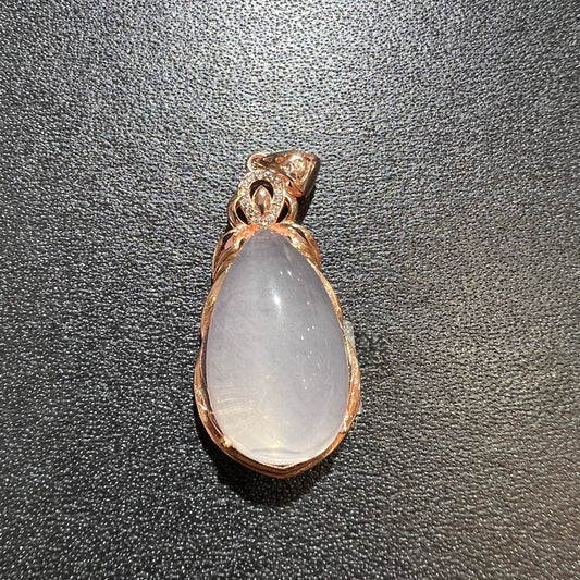 Rose quartz pendant